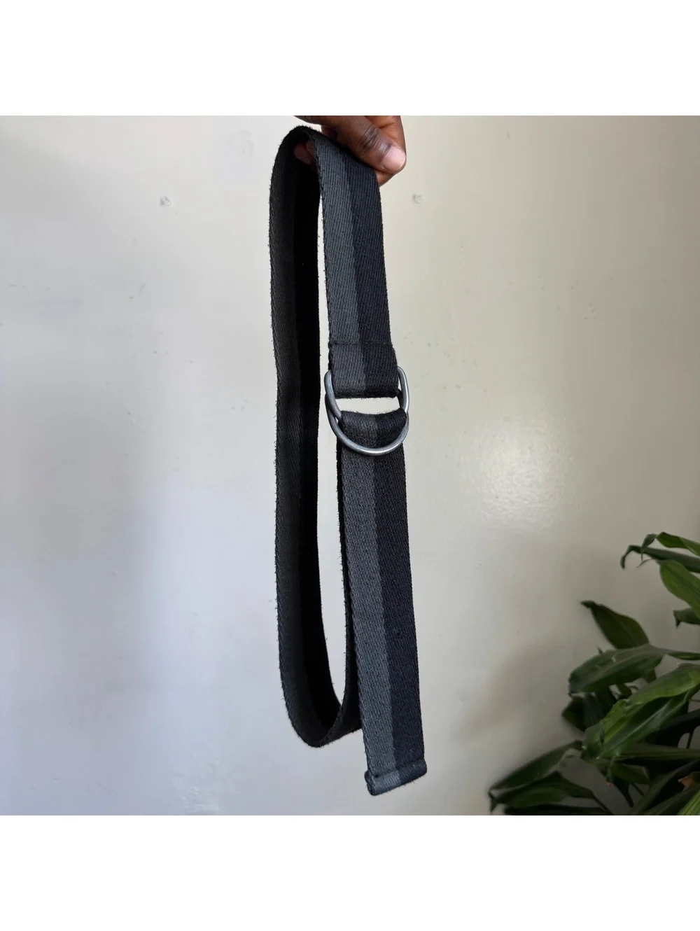 Y2K unisex Canvas utility D-ring Skater Belt two tones Fits M-L adjustable